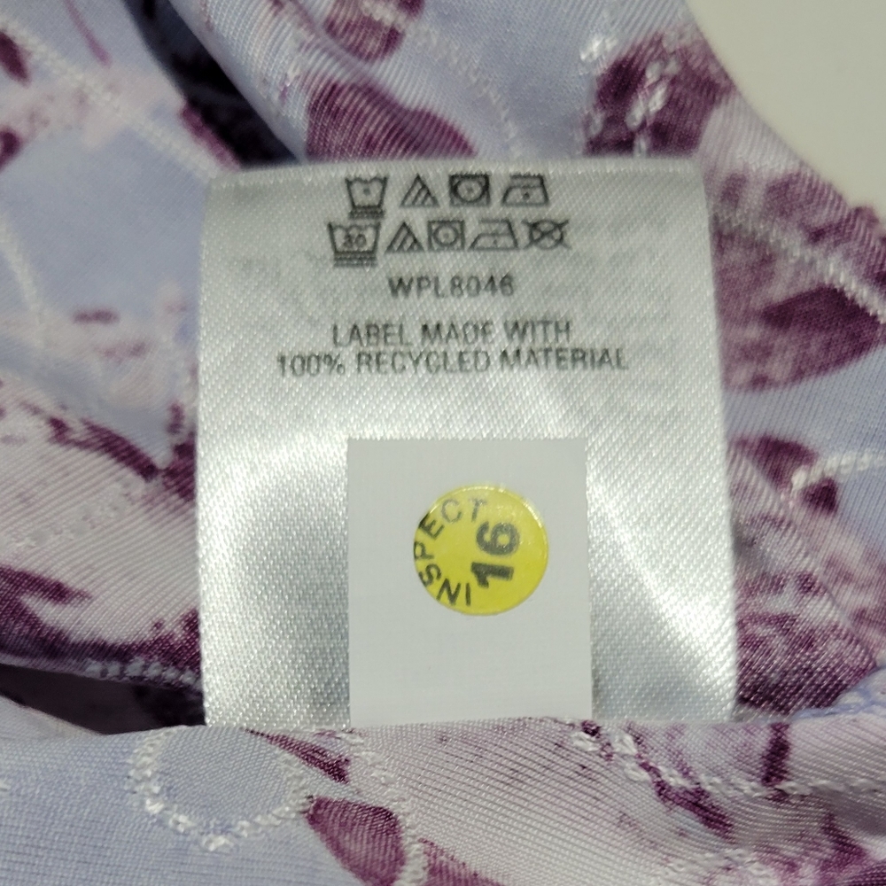 Floral Purple and Yellow Blouse - Picture 7 of 8